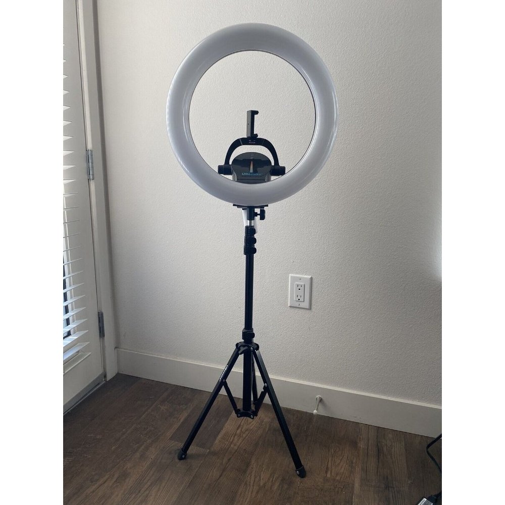 UBeesize Selfie Ring Light with Tripod Stand - Black